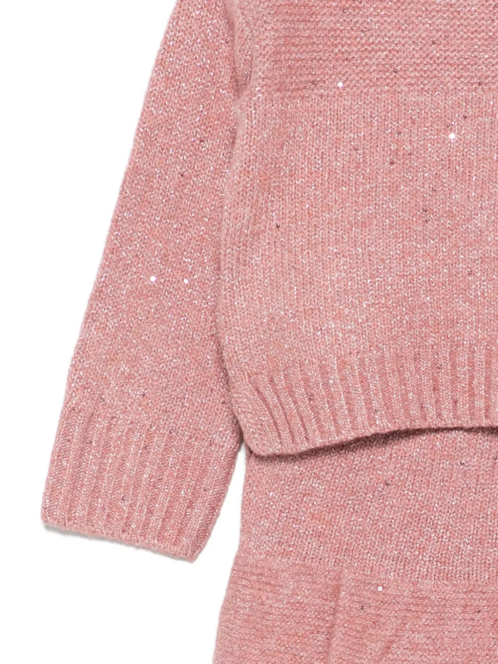 Abel & Lula sequin-embellished ruffled skirt Roze