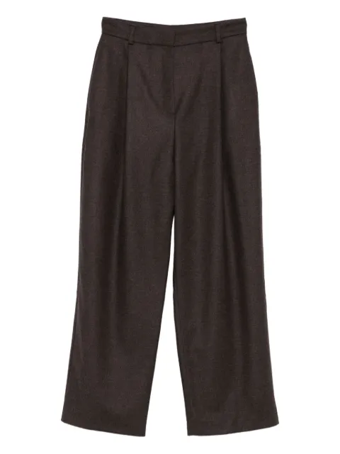 Kiton pantalones de lana con pinzas