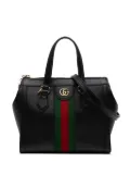 Gucci Pre-Owned 2016-2025 Small Leather Web Ophidia satchel - Black