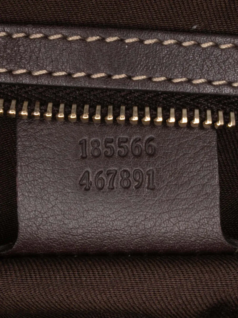 Pre-owned Gucci 2016-2025 Medium Gg Canvas Bamboo Indy Hobo Satchel In Brown