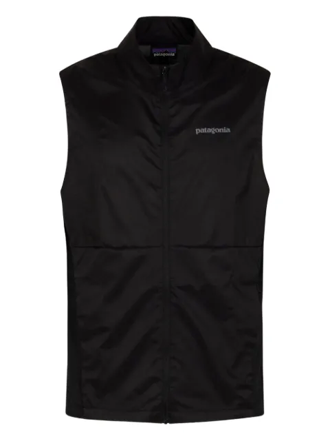 Patagonia zip-front logo vest