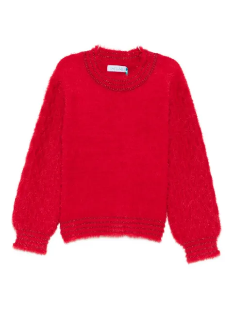 Abel & Lula puff-sleeve sweater
