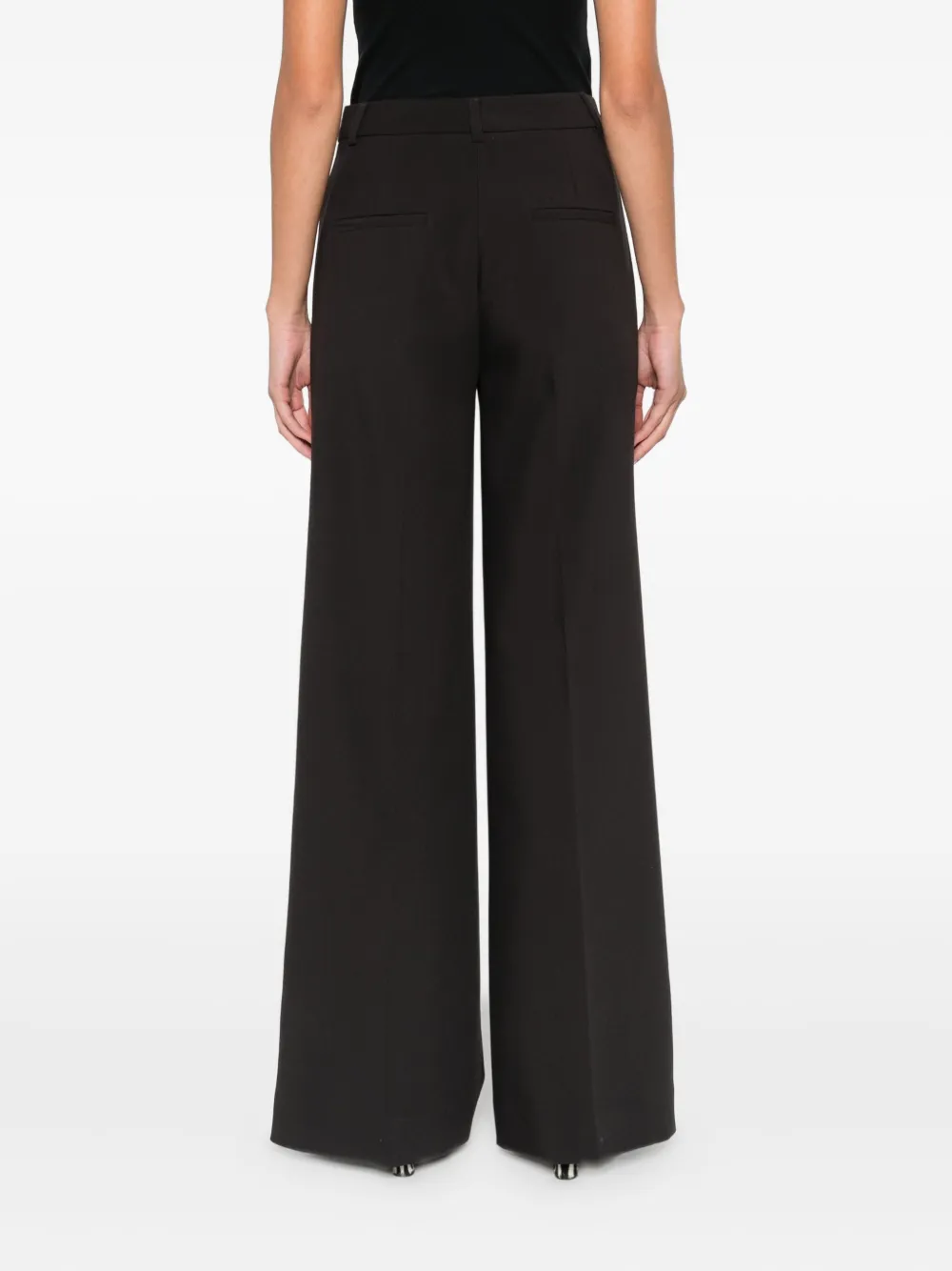 Seductive Broek met paspelzak Bruin