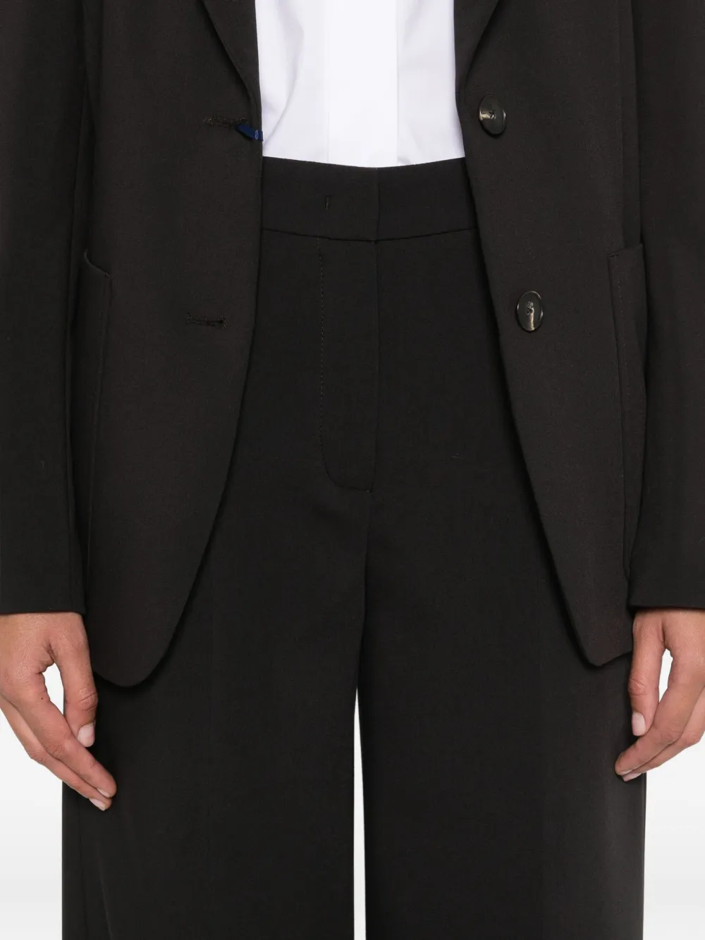 Seductive Broek met paspelzak Bruin