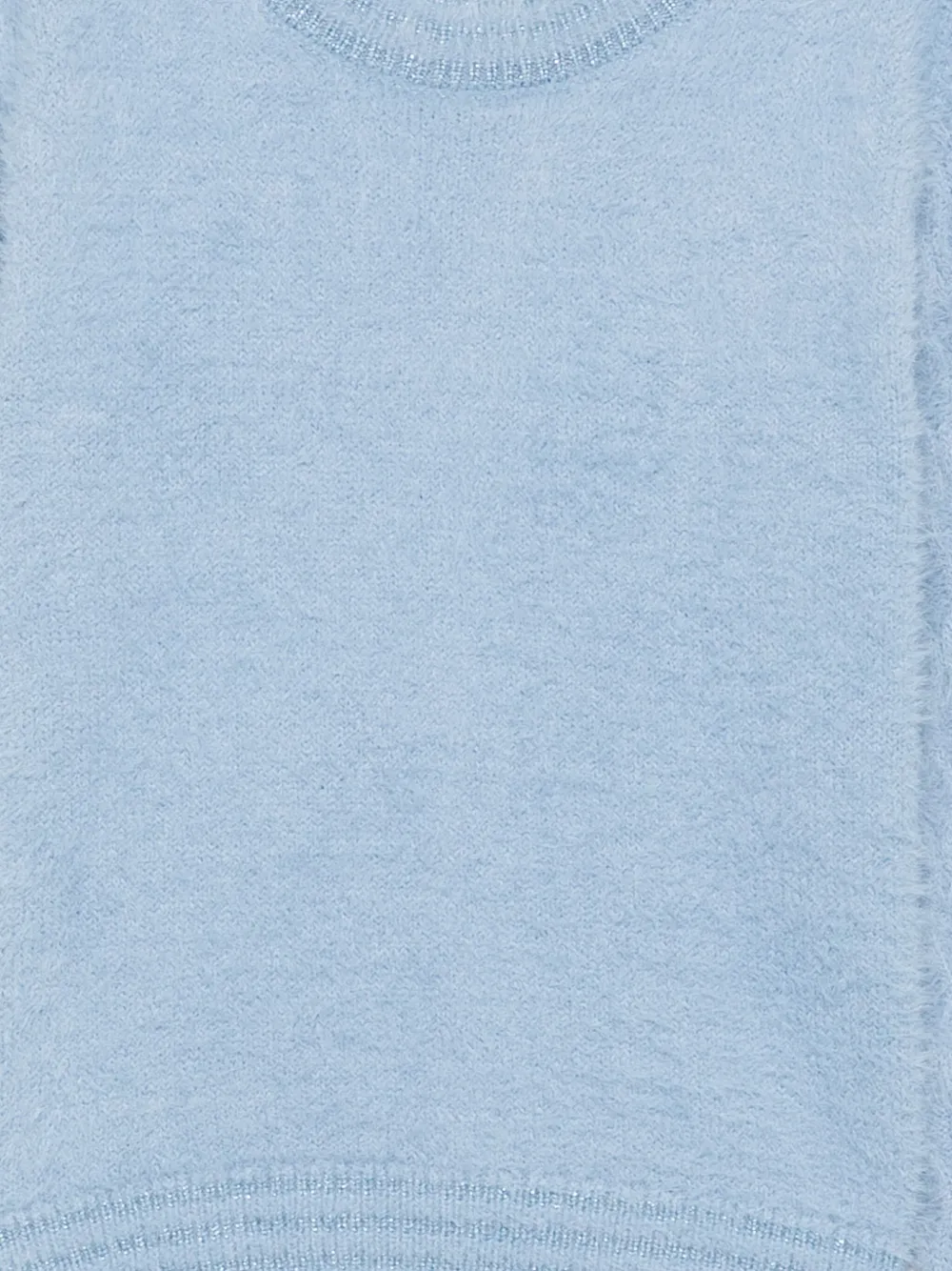 Abel & Lula Trui met ballonmouwen en textuur Blauw