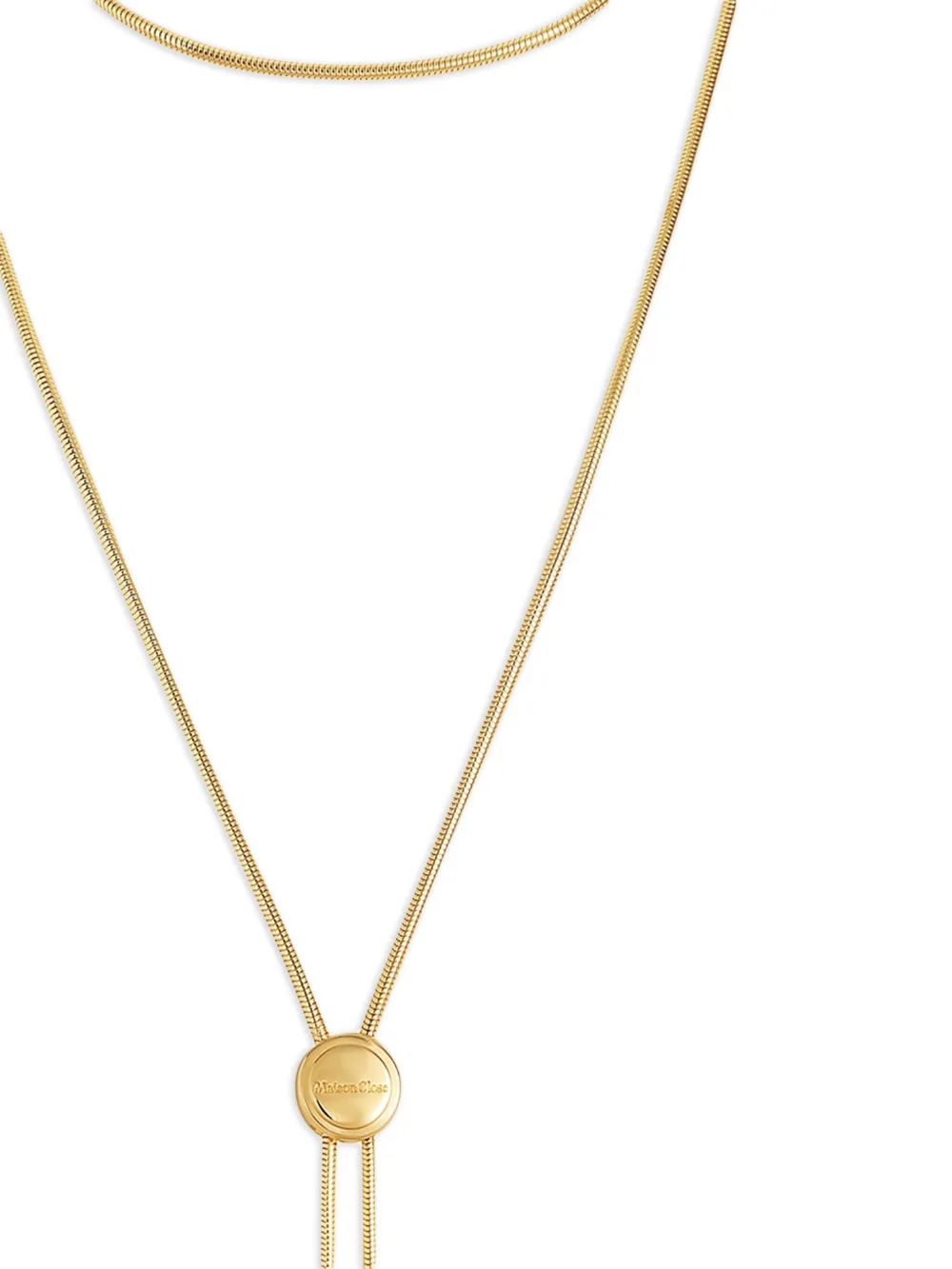 Maison Close Bolo Tie chain necklace - Goud