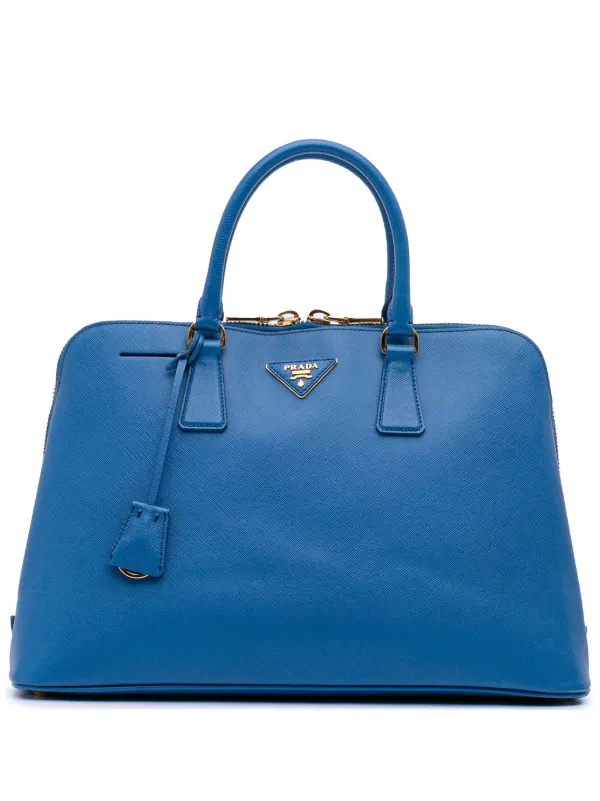 Prada Pre-Owned 2000-2025 ラージ サフィアーノルクス Prada Pre-Owned 2000-2025 ラージ サフィアーノルクス