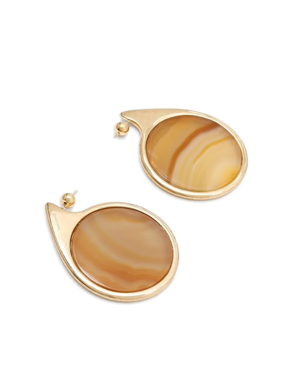  Panconesi Pendientes Con ágata - Dorado 