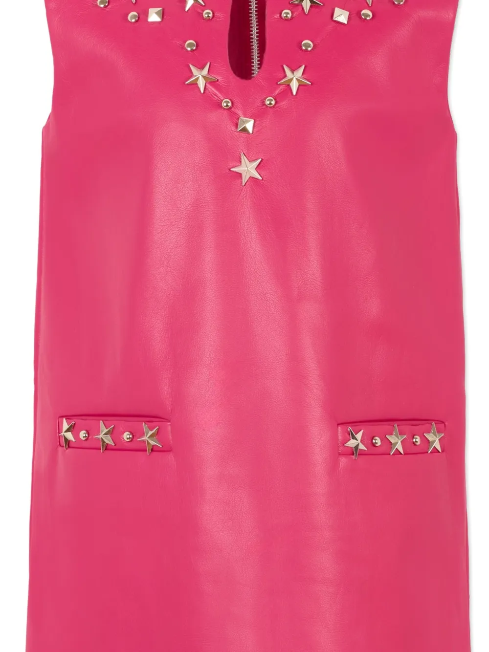 John Richmond Junior star-embellished zipped party dress Roze