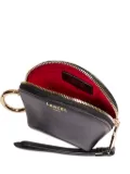 Lancel Origami half-moon keyring coin purse - Black