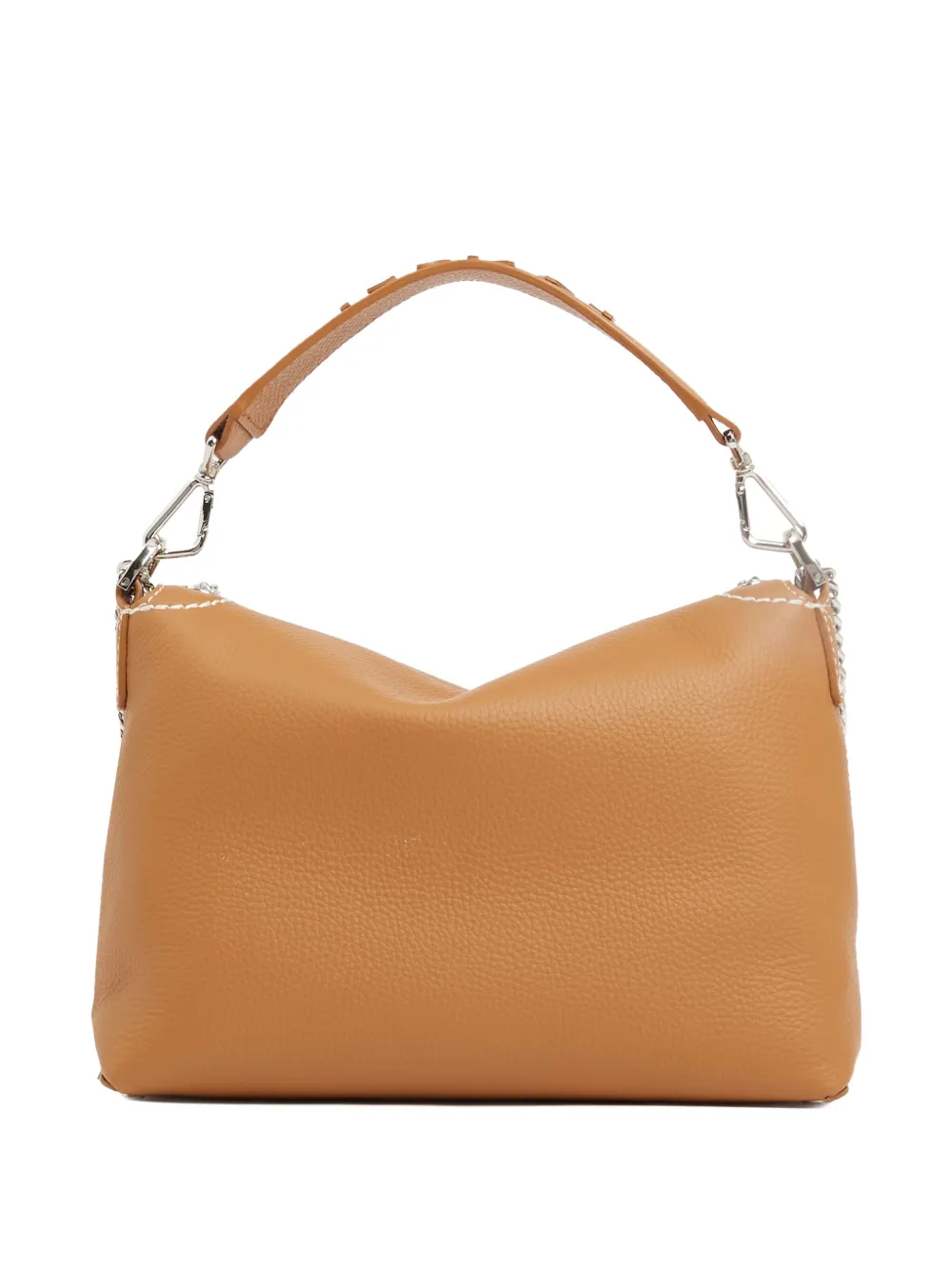  Lancel Ninon Soft Flap Crossbody Bag - Brown 