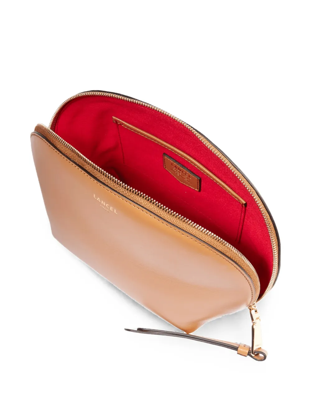 Lancel Grote Origami de clutch Beige