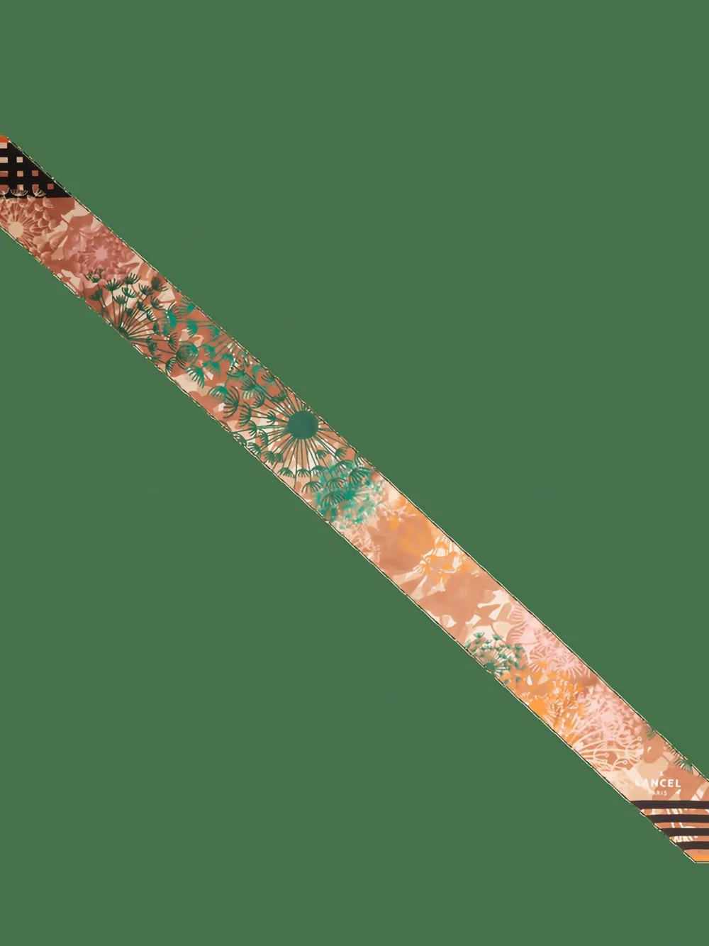 Lancel Floral-print Silk Headband In Multi