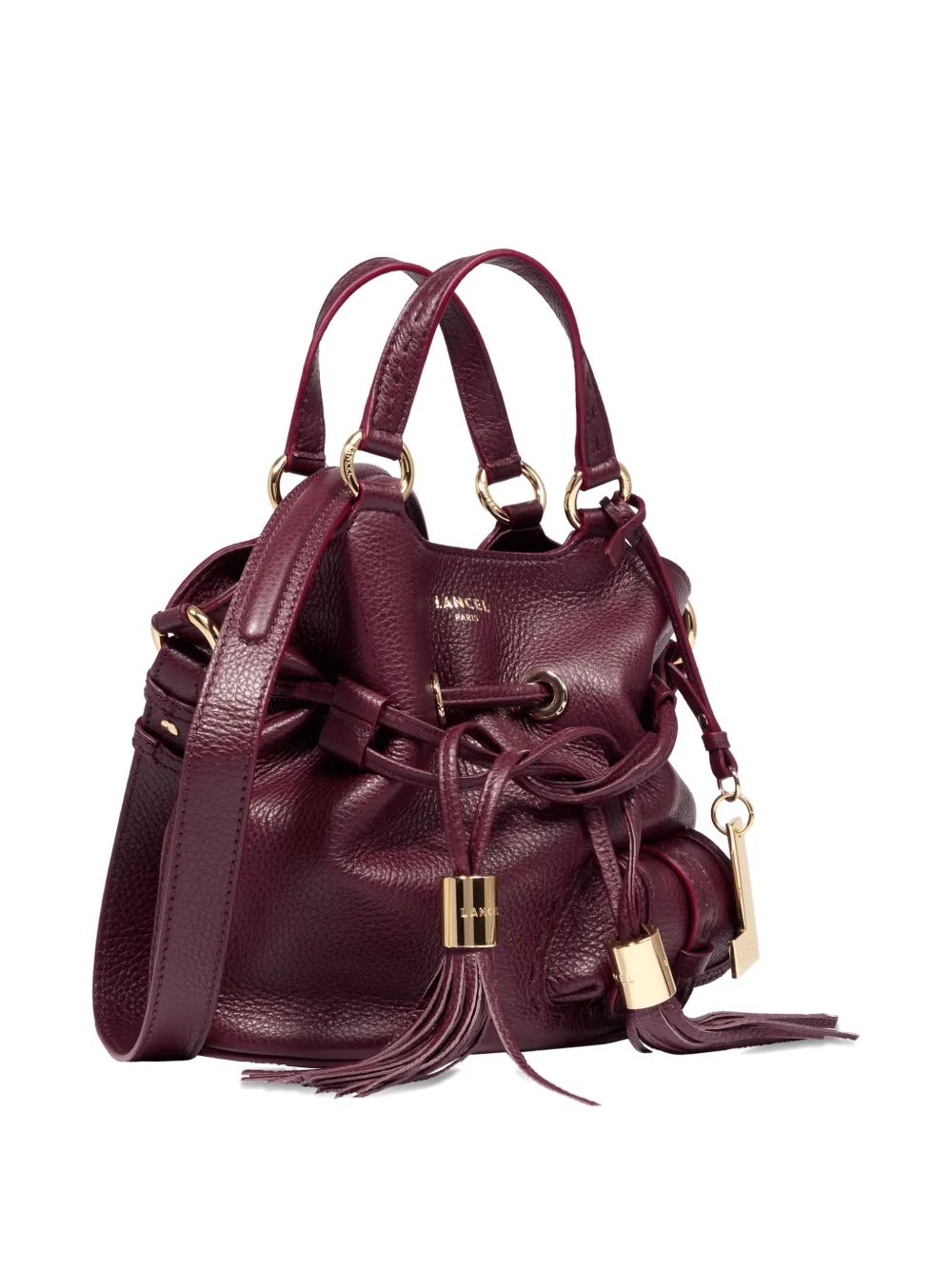 Lancel small Premier Flirt drawstring tassel-detail tote bag Rood