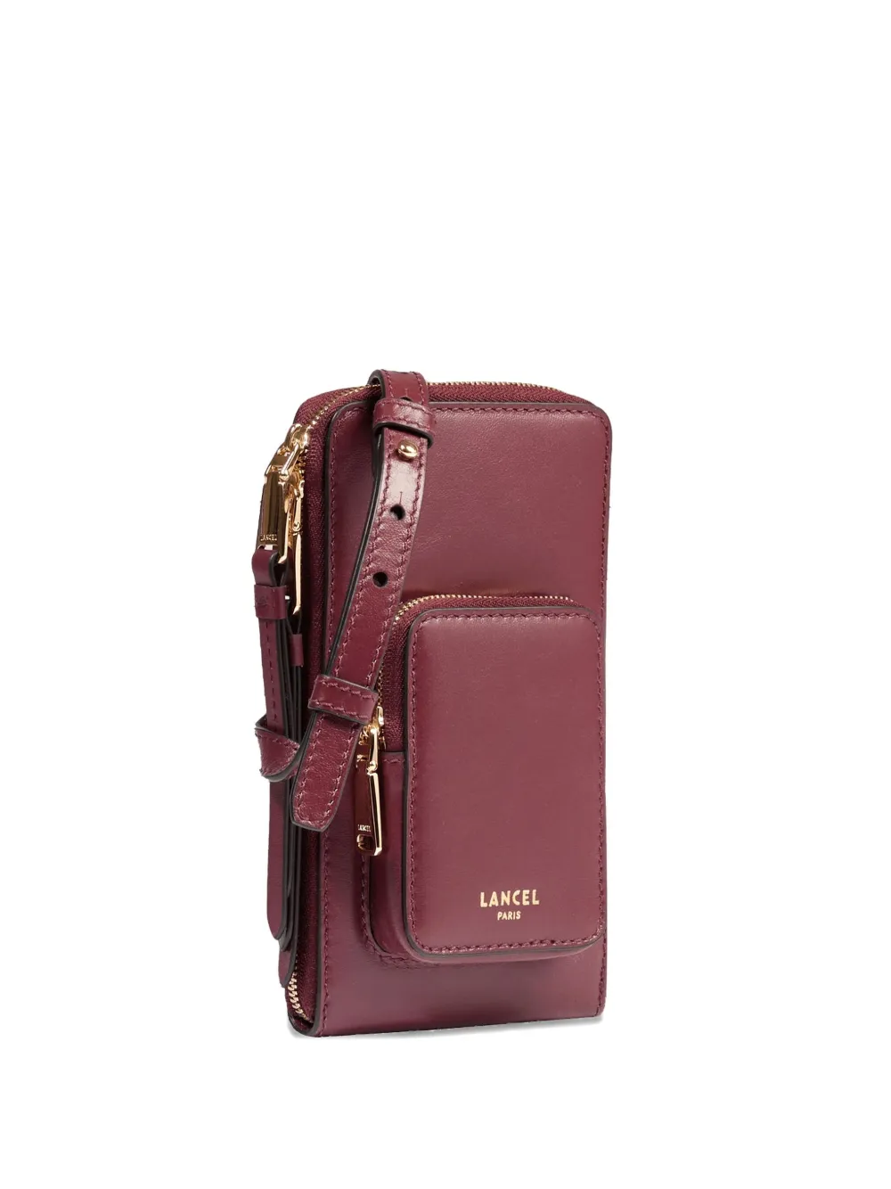 Lancel Origami zip-fastening pocket mini bag - レッド Lancel Origami zip-fastening pocket mini bag - レッド