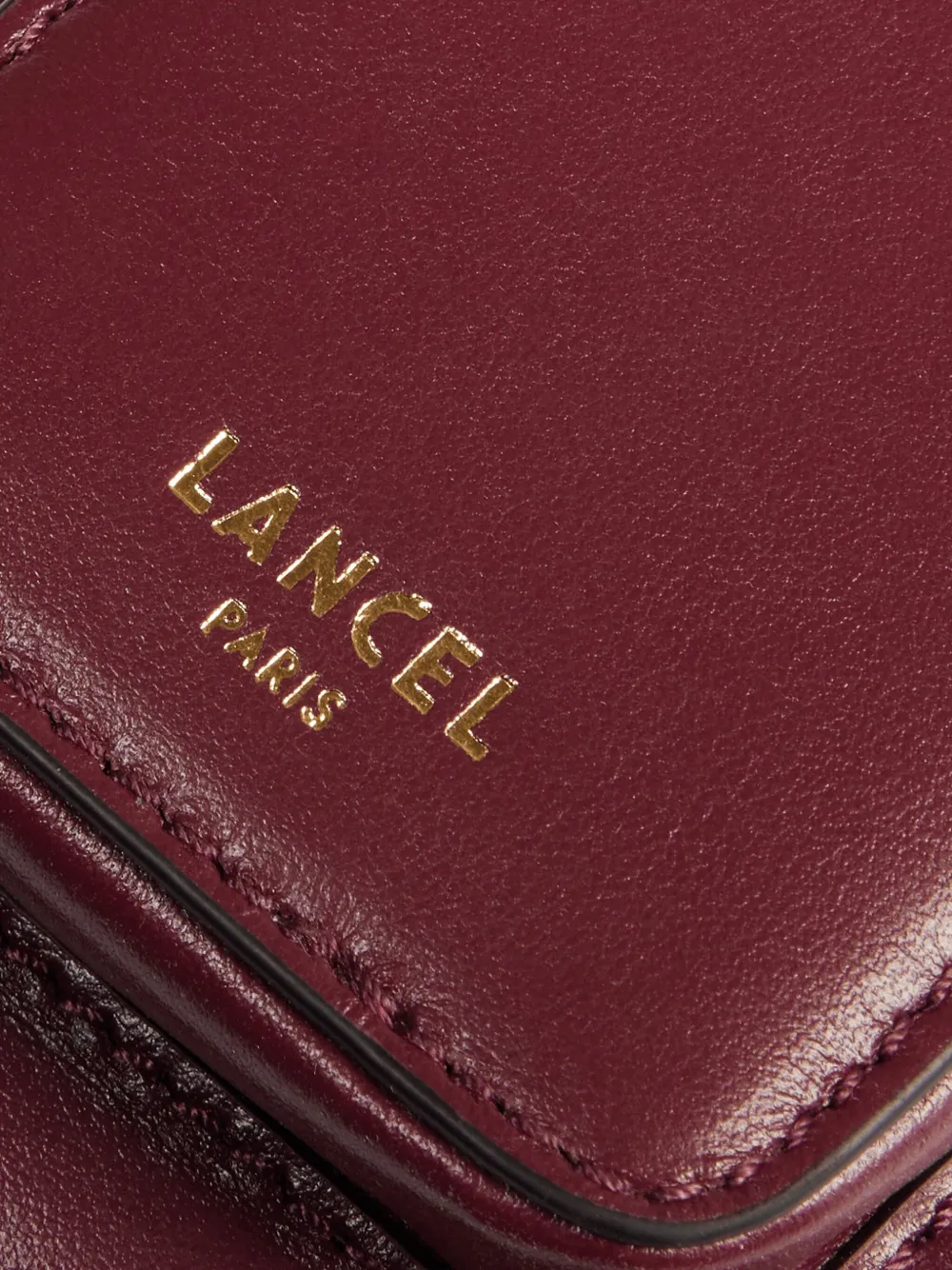 Lancel Origami kleine tas met ritssluiting Rood