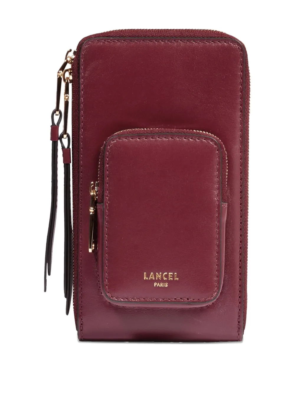 Lancel Origami kleine tas met ritssluiting Rood