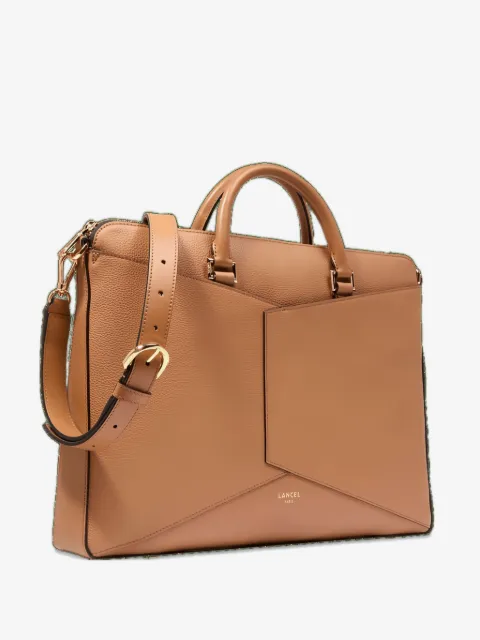 Lancel Enveloppe leather laptop bag