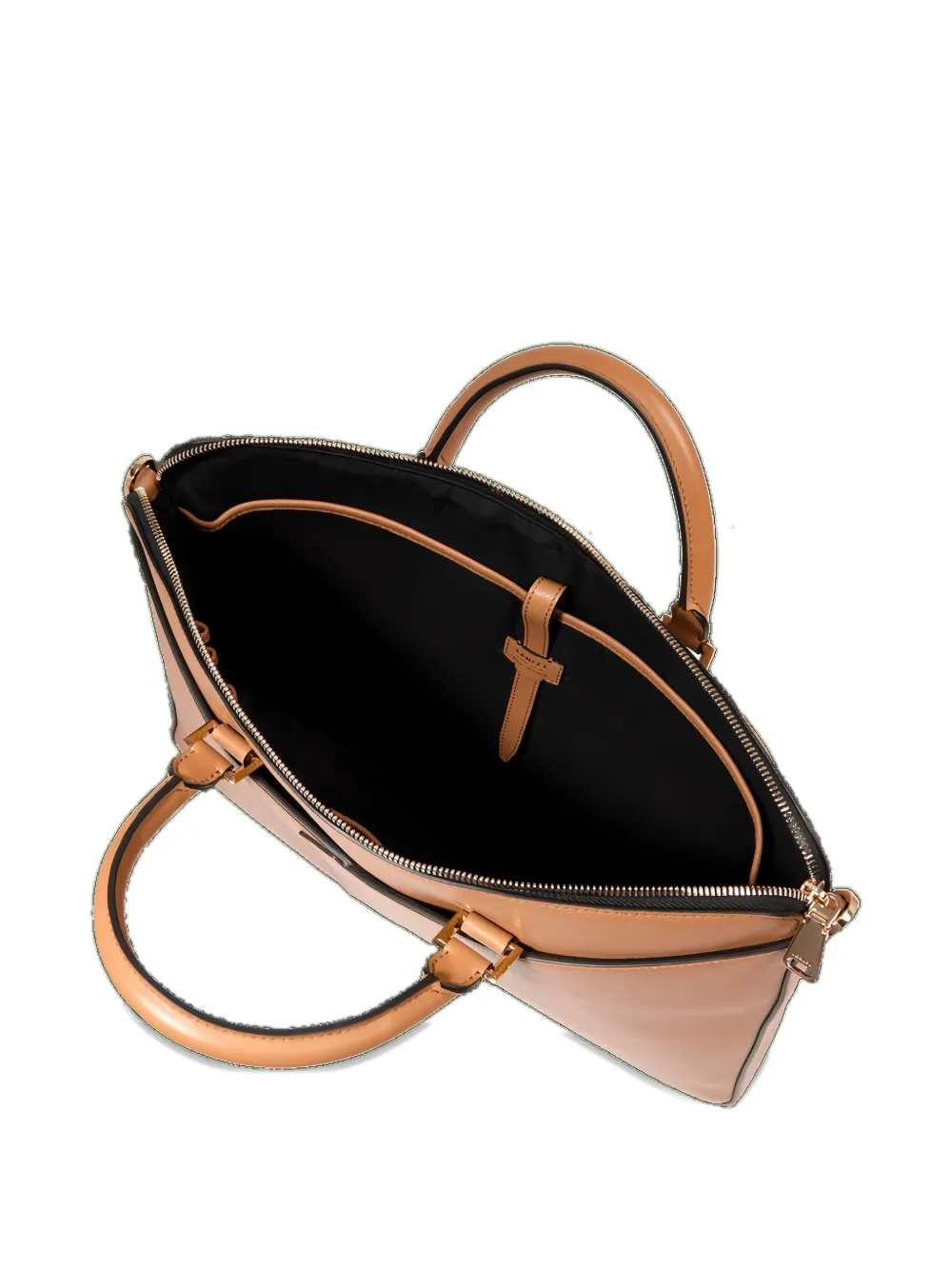 Lancel Enveloppe leren laptoptas Bruin