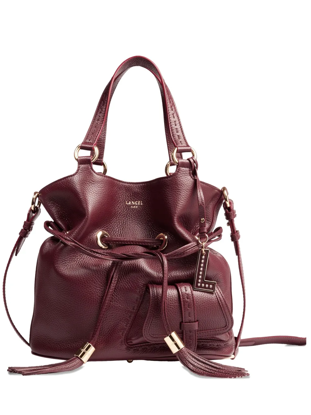 Lancel Premier Flirt grote bucket-tas Rood