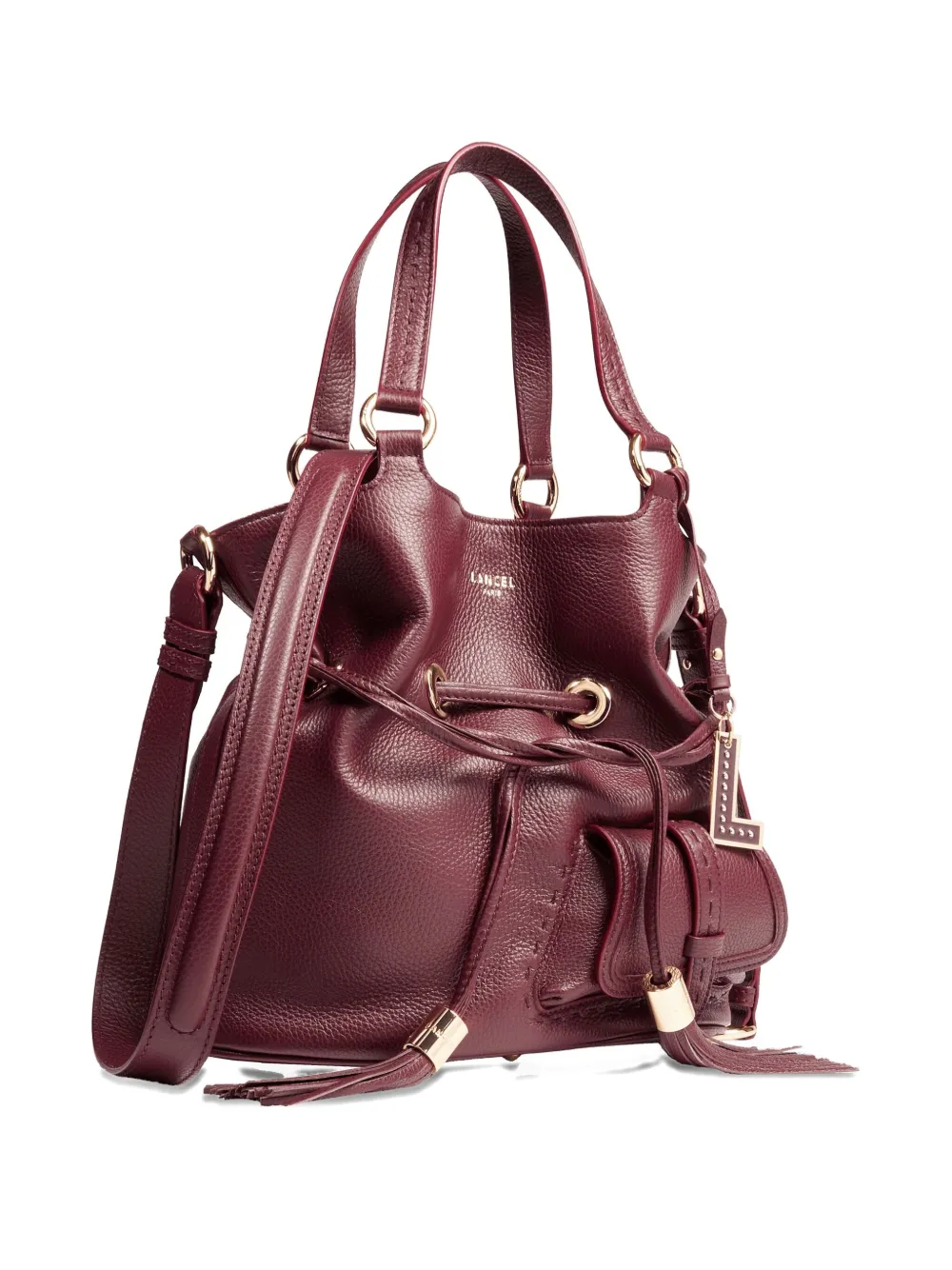 Lancel Premier Flirt grote bucket-tas Rood