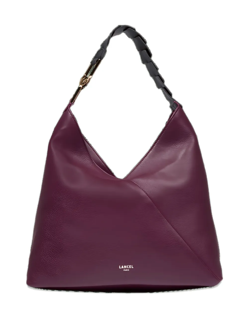 Lancel Pagode Leather Shoulder Bag In Red