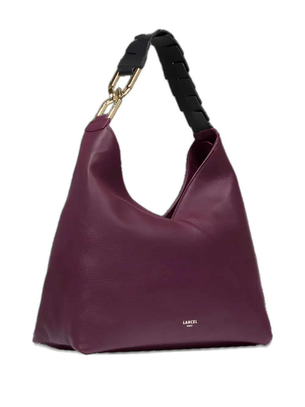 Lancel Pagode Leather Shoulder Bag In Red