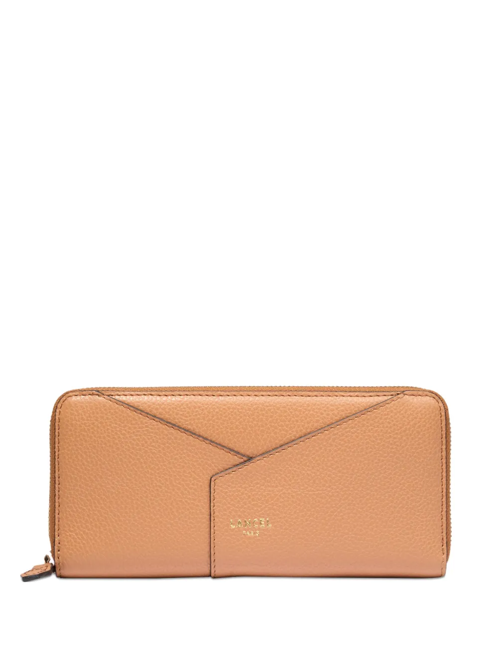 Lancel Enveloppe Long Zip Wallet In Brown