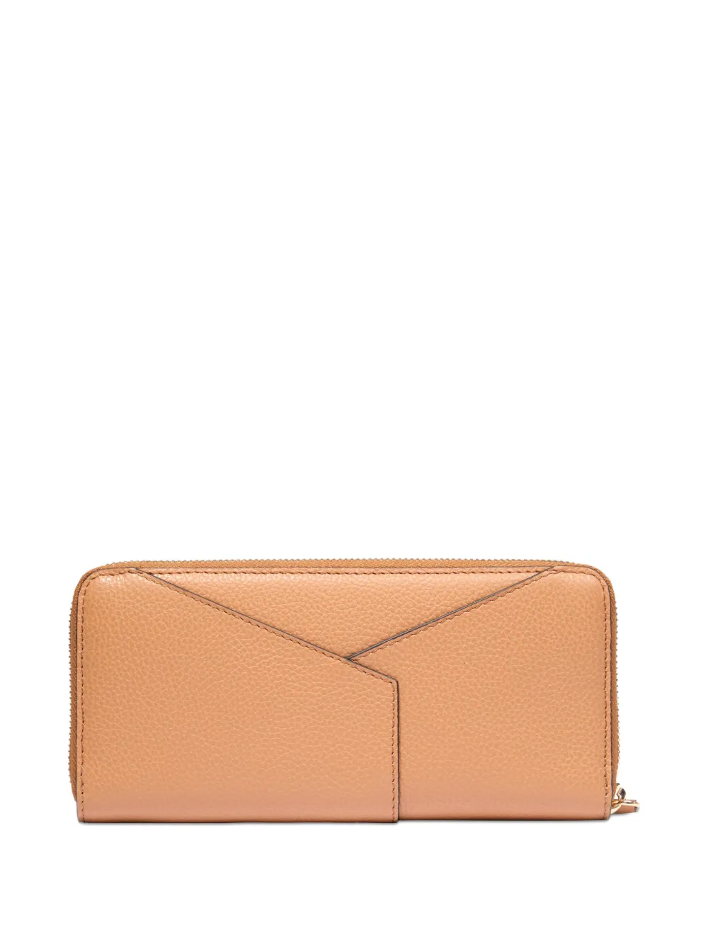 Lancel Enveloppe lange portemonnee met rits - Bruin