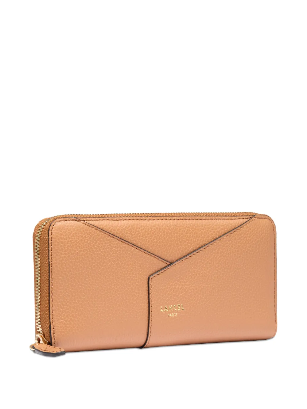 Lancel Enveloppe Long Zip Wallet In Brown