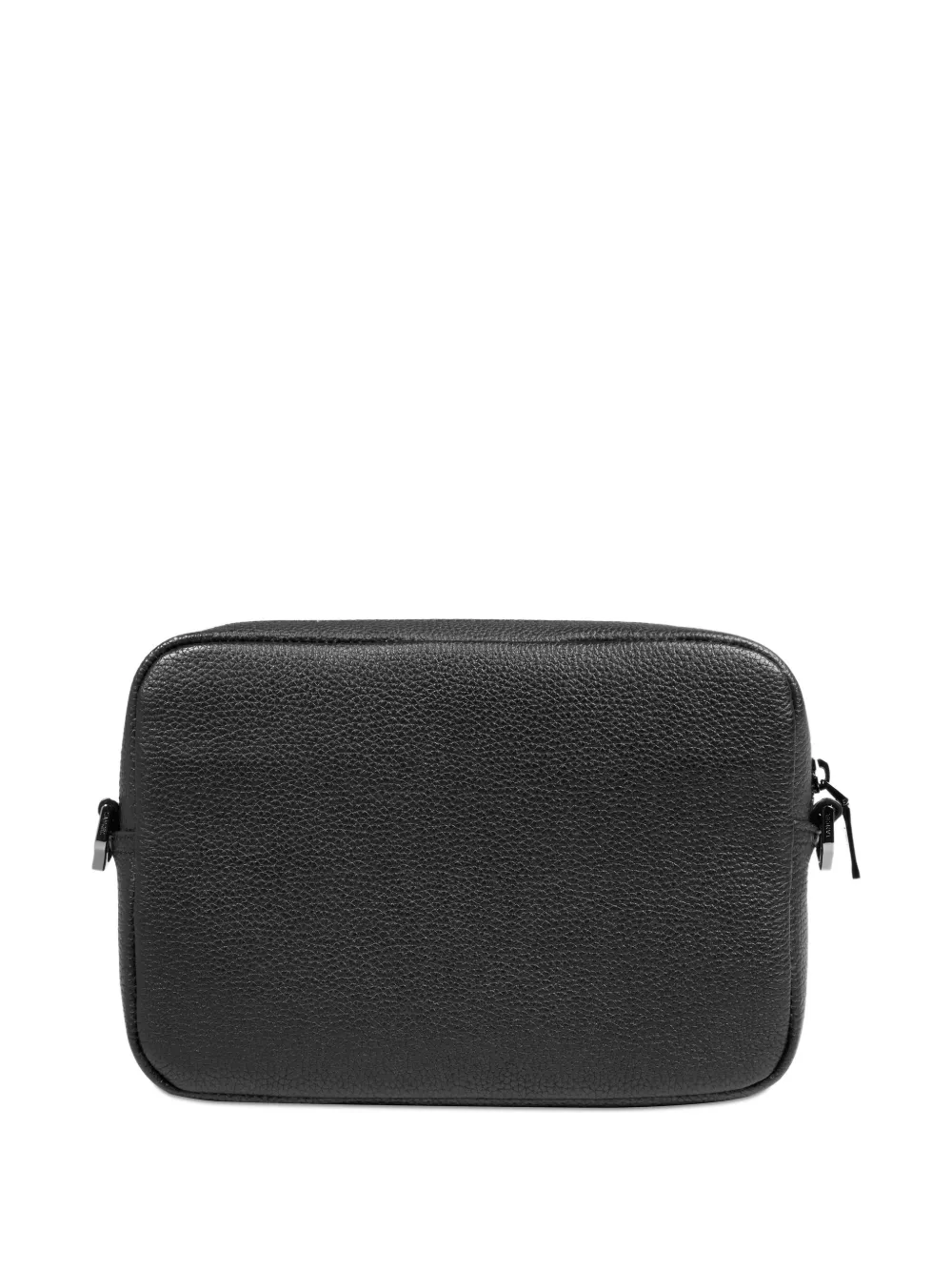Lancel double-zip leather clutch bag Zwart