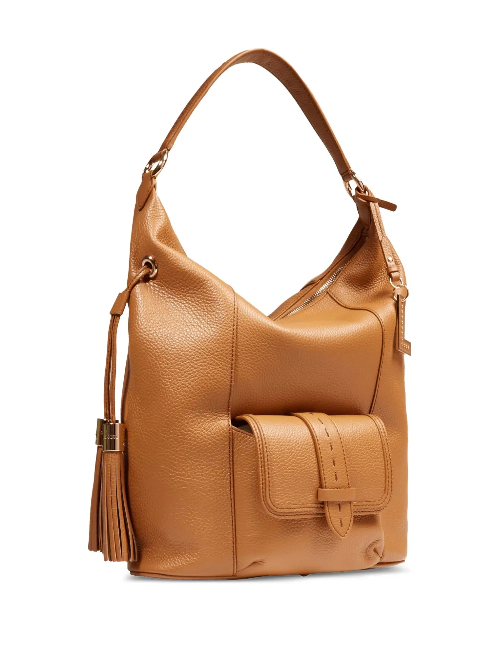 Lancel Medium Premier Flirt Tassel Shoulder Bag In Brown
