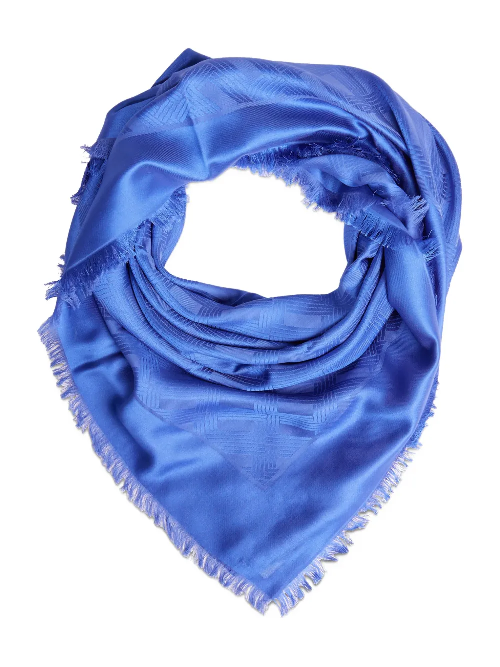 Lancel monogram-motif scarf - Blauw