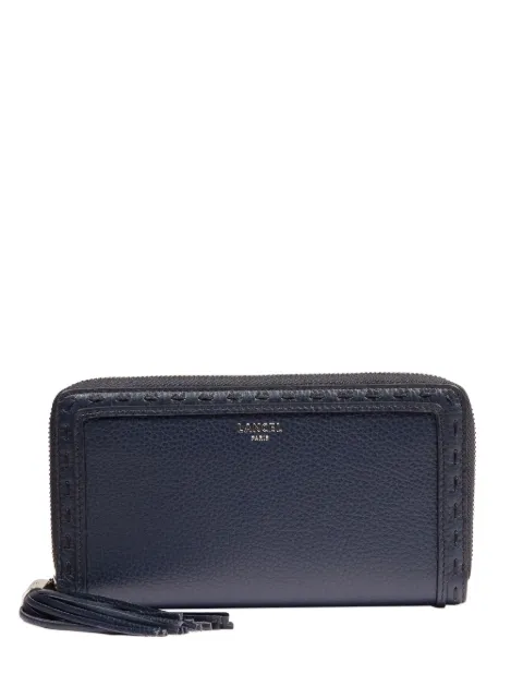 Lancel tassel zip-around wallet