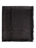 Lancel monogram-pattern scarf - Black