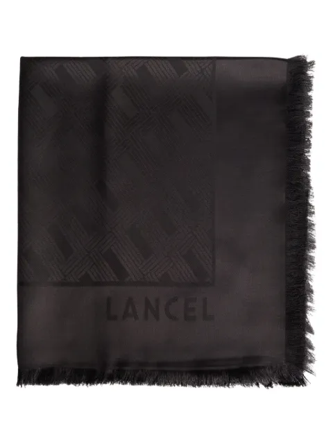 Lancel monogram-pattern scarf 