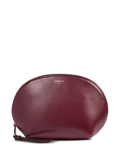 Lancel curved leather pouch