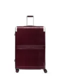 Lancel Empreint ribbed hard suitcase - Red