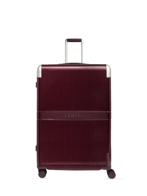 Lancel شنطة سفر 'أمبرينت' صلبة بحياكة مضلعة