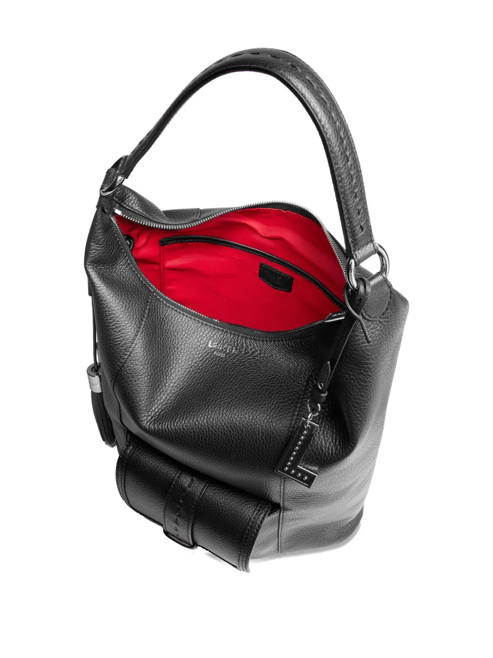 Lancel Premier Flirt leren schoudertas Zwart