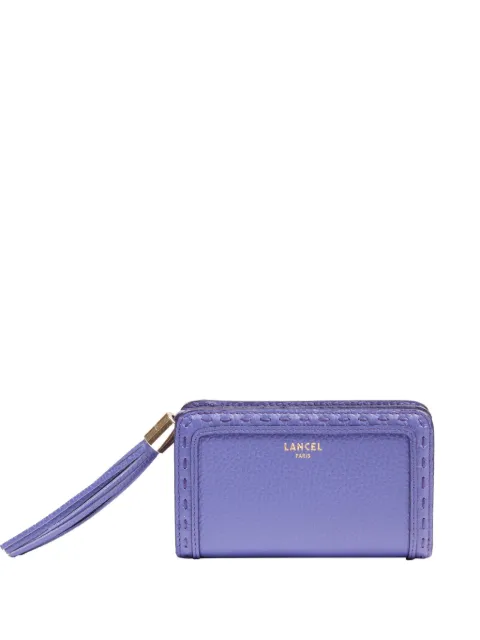 Lancel tassel-embellished leather wallet