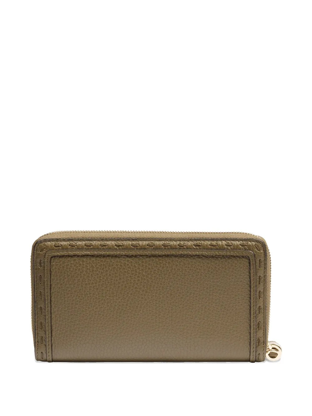 Lancel Tassel Zip-around Wallet In Green