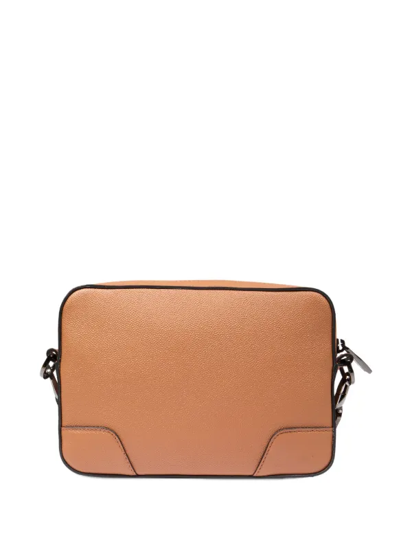 Lancel Sac à Bandoulière En Cuir Marron FARFETCH FR