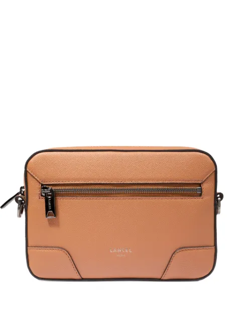 Lancel leather messenger bag