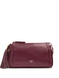 Lancel Pouch on Chain tassel cross body bag - Red