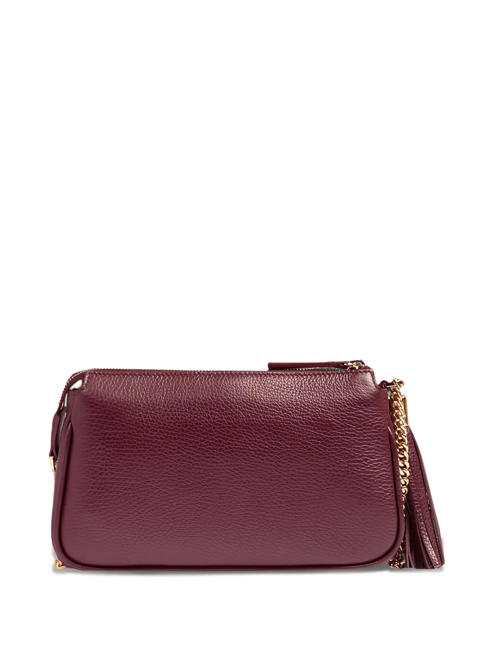 Lancel Pouch on Chain crossbodytas met kwastje - Rood