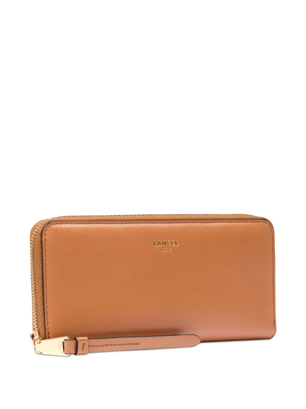 Lancel Leren portemonnee Bruin