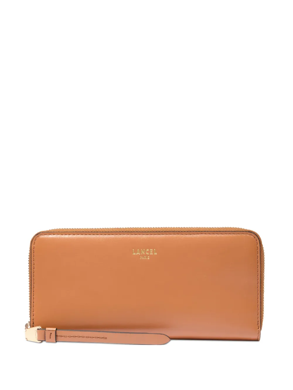 Lancel Portafoglio in pelle con zip - Marrone