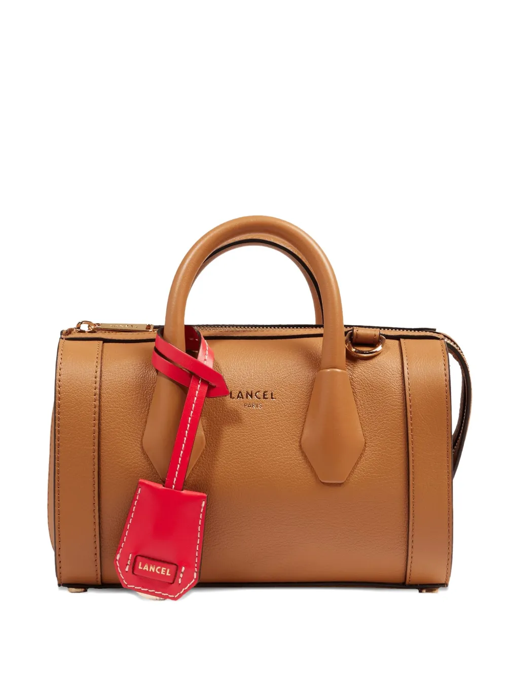 Lancel Leather Top-handle Tote Bag In Brown