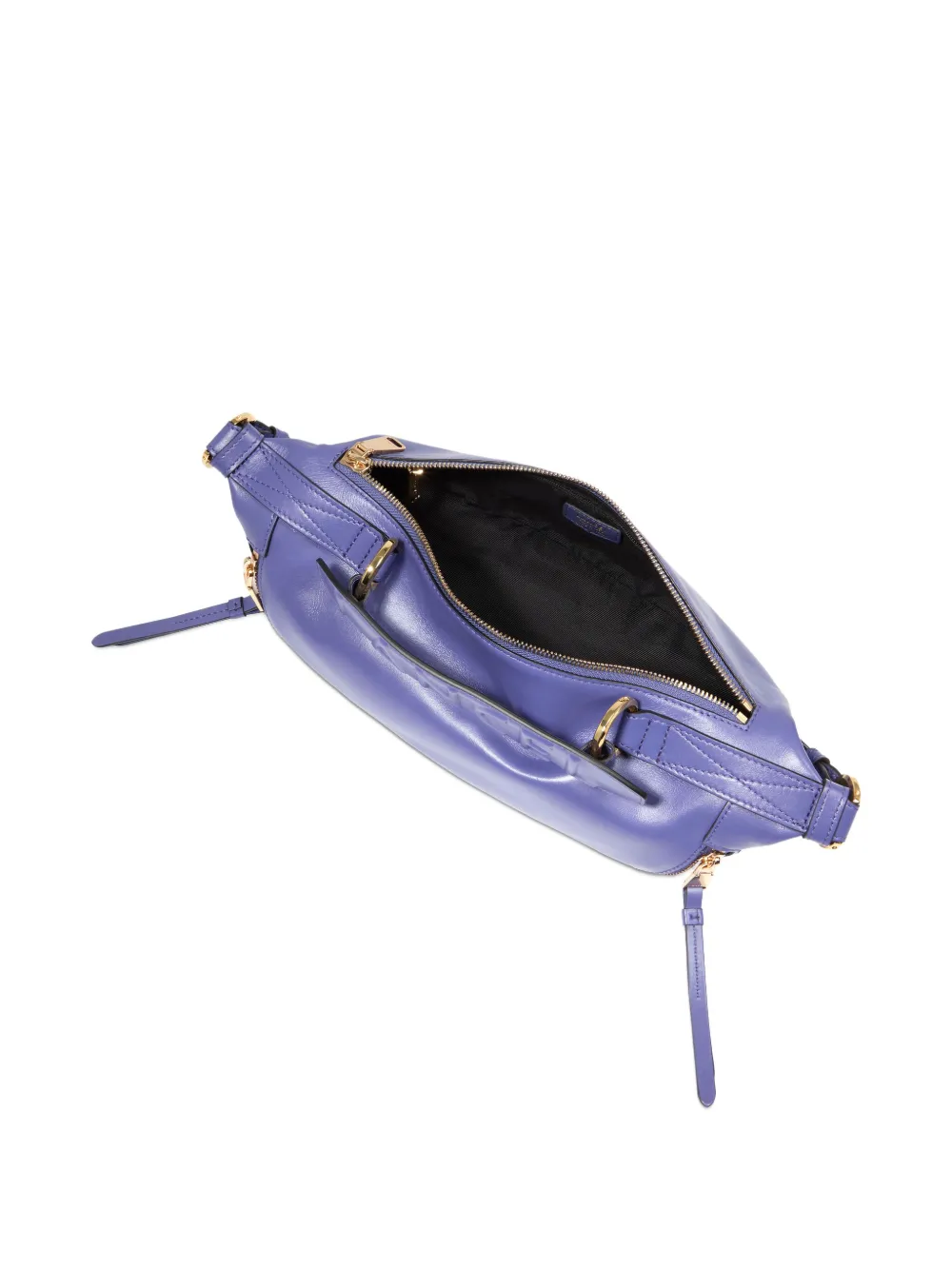 Lancel Origami Zip-fastening Crossbody Bag In Purple